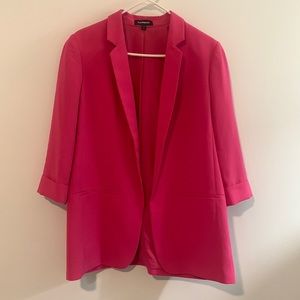 Express hot pink blazer size large